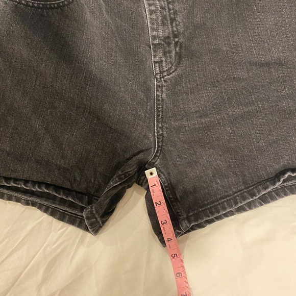 ASOS Black Denim Mom Shorts - Picture 5 of 9